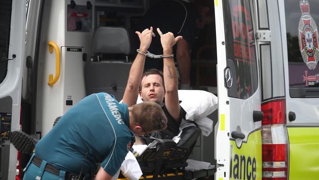 Jack Clarence Smith was arrested for allegedly stabbing a police officer at Cairns Central in February. Picture: Brendan Radke