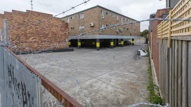 Barbed wire to protect the guests inside — or prevent them from escaping. Picture: Valeriu Campan