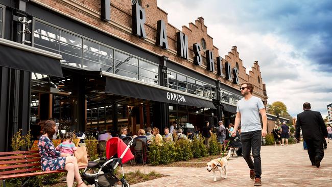 The Tramsheds complex in Sydney’s Forest Lodge. Picture: Luc Redmond