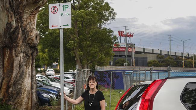 Ms Castleman was fined on Matthieson St Cheltenham while shopping at Southland. Picture: Valeriu Campan