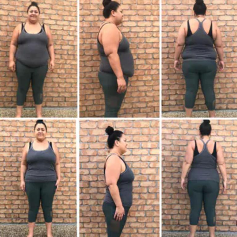 Michelle Tibble lost 19.3 kgs over eight weeks by simply allocating 28 minutes of her day to exercise. Picture: Supplied. Source: Body + Soul