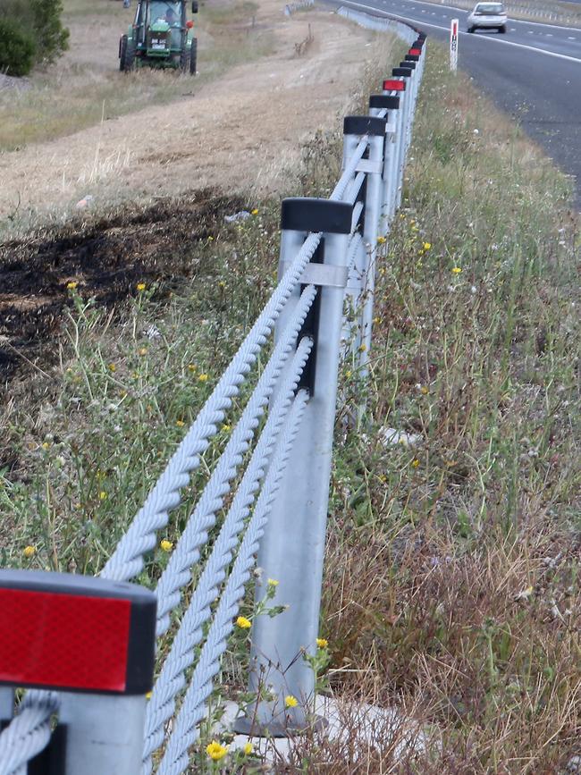 The barriers have been installed along hundreds of kilometres of roads in Victoria. Picture: Glenn Ferguson