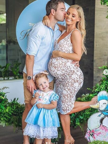 Hannah Polites and husband Grant Small recently bought a new home at Mermaid Waters. Photo: Supplied