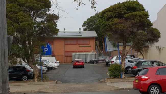 The car park, which will be retained by the council.