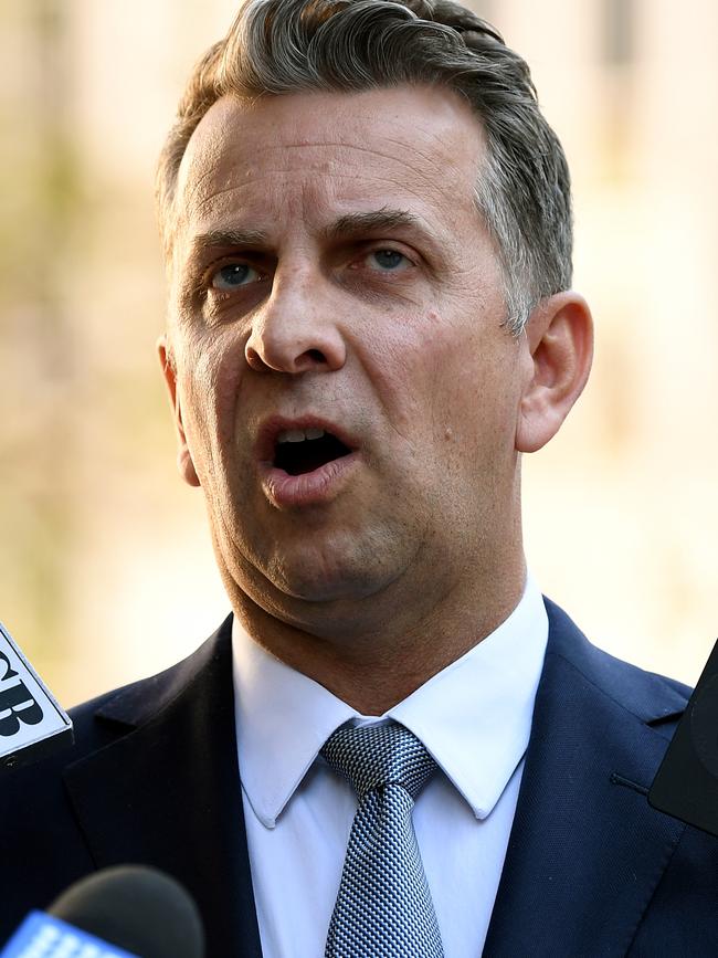 Luke Foley said Andrew Constance can’t fix Sydney’s train problems Picture: AAP Image/Joel Carrett