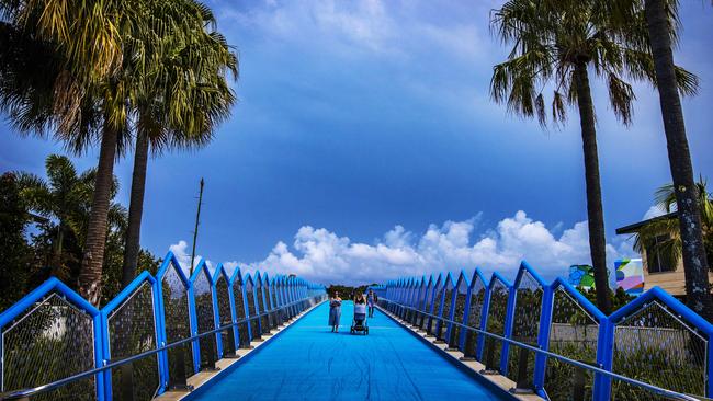 Cloudy weather in the city in a photo taken at Chevron Island. Picture: Nigel Hallett