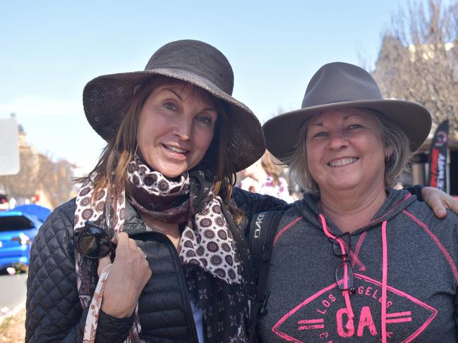 Monica Burns and Trish Thorogood travelled from the Sunshine Coast for the Jumpers and Jazz Grand Automobile Show on July 18, 2021.