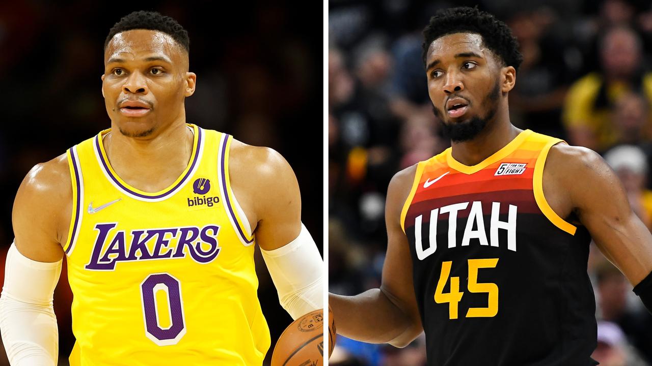 Actualités commerciales, Donovan Mitchell aux New York Knicks, accord Russell Westbrook, Los Angeles Lakers, Utah Jazz