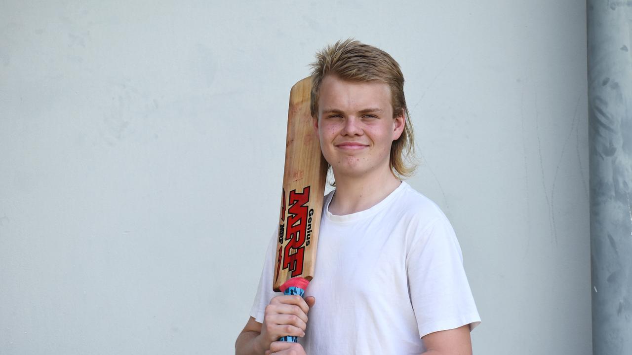 Woodford Island Warriors all-rounder Liam O'Sullivan ready for their clash with Lawrence in the LCCA Maclean Bowling Club first grade competition on October 31, 2020 at Barry Watts Oval.