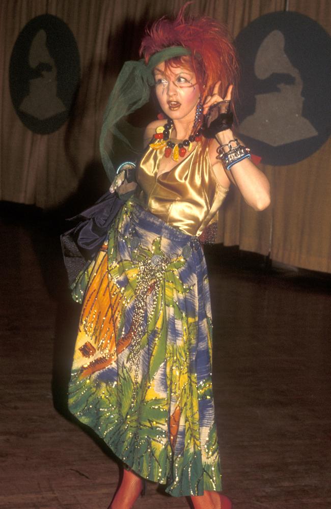 Not too surprising that Cyndi Lauper makes an appearance in this list. Here she is in 1984. Picture: Barry King/WireImage