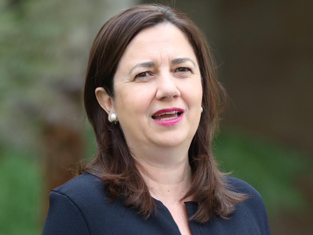 Premier Annastacia Palaszczuk said Queensland was at risk without a hard border. Picture: Annette Dew