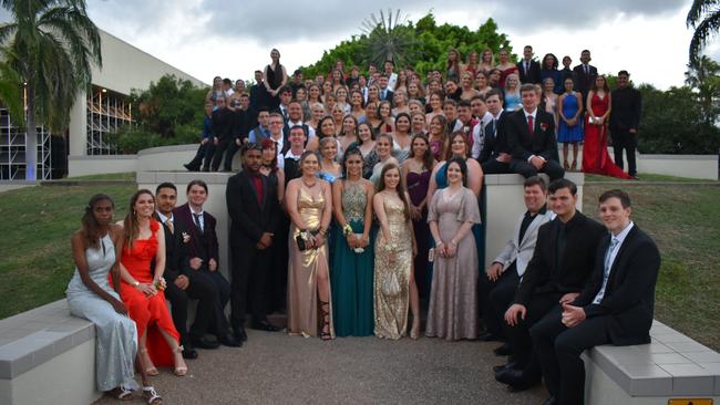 More than 100 students attended the Sarina State High School formal at the MECC, Mackay, on Thursday November 19. Picture: Zizi Averill