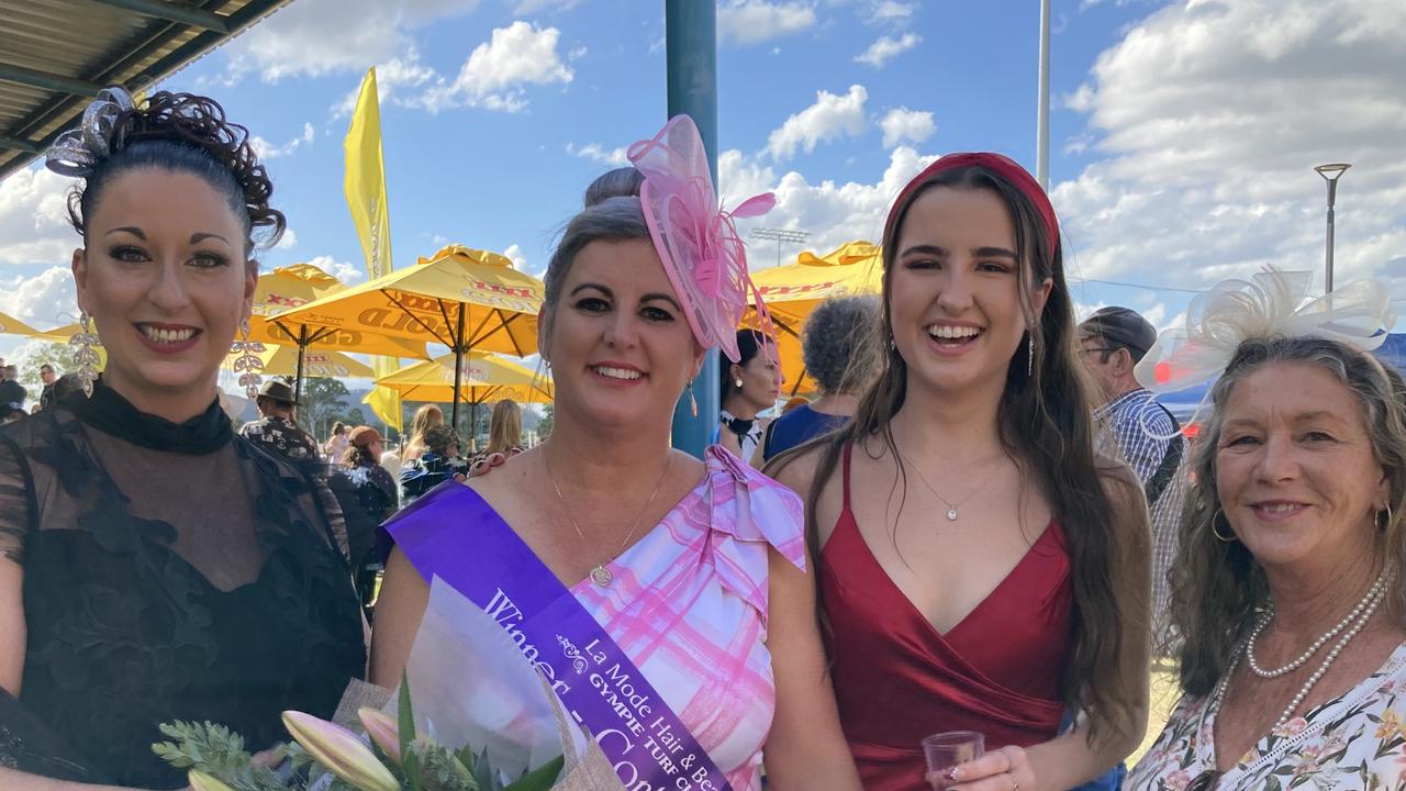 Gympie Race Day, March 4 2023 – Christine Howard, Renee Ivory, Mackenzie Knickel, and Tracy Graham.