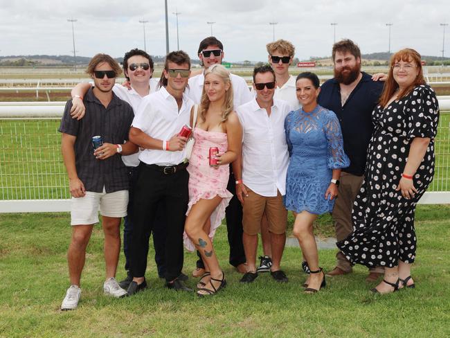 Danny, Casey Furzer, Casey King, Ben Haynes, Kaide King, Adam Crosbie-Delosa and Jake Knights at the Pakenham Cup. Picture: Brendan Beckett