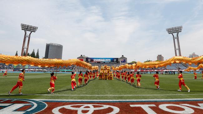 The AFL’s Shanghai game has been moved back to Australia for 2020. Picture: AFL Photos