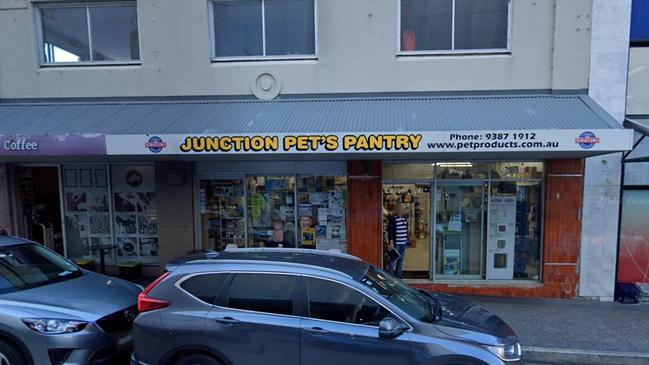 The shopfront of Junction Pet’s Pantry in Bondi. Picture: Google Maps