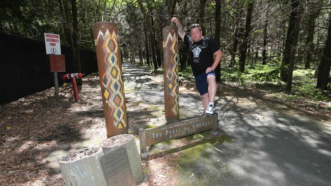 An indigenous trail on South Stradbroke Island. Picture Mike Batterham