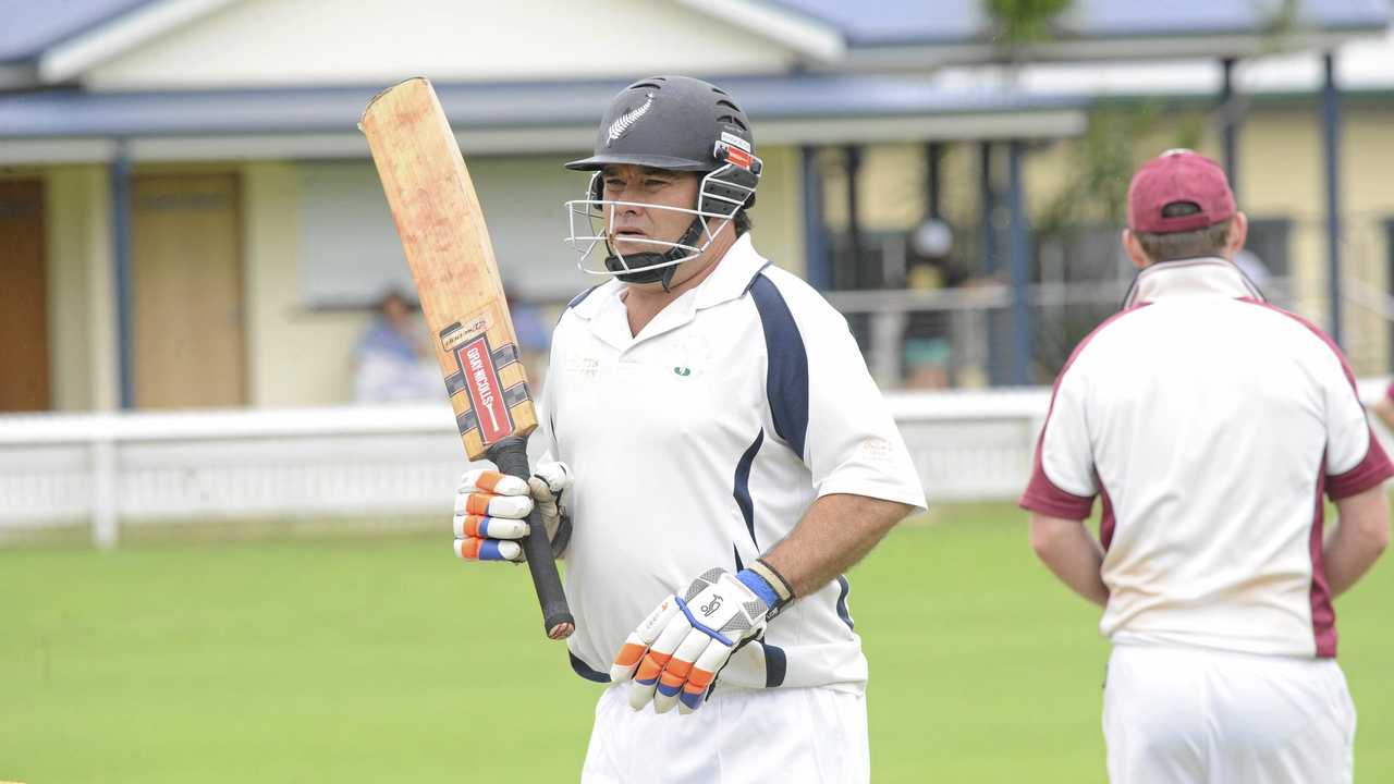 Coutts Crossing batsman Noel O'Connell.