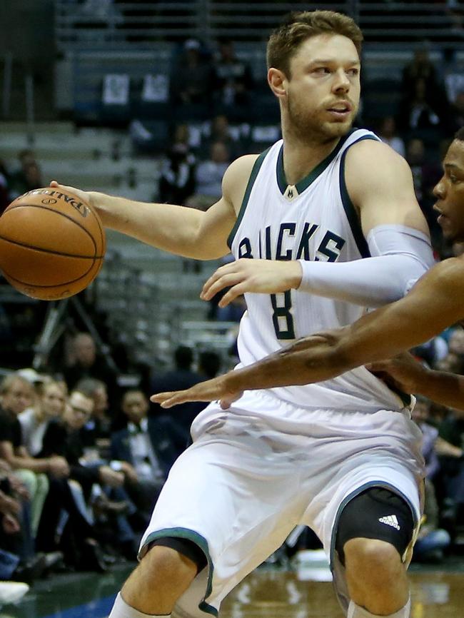 Matthew Dellavedova in action for the Milwaukee Bucks.