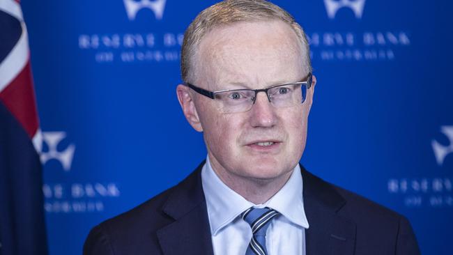 Reserve Bank governor Philip Lowe. Picture: AFP