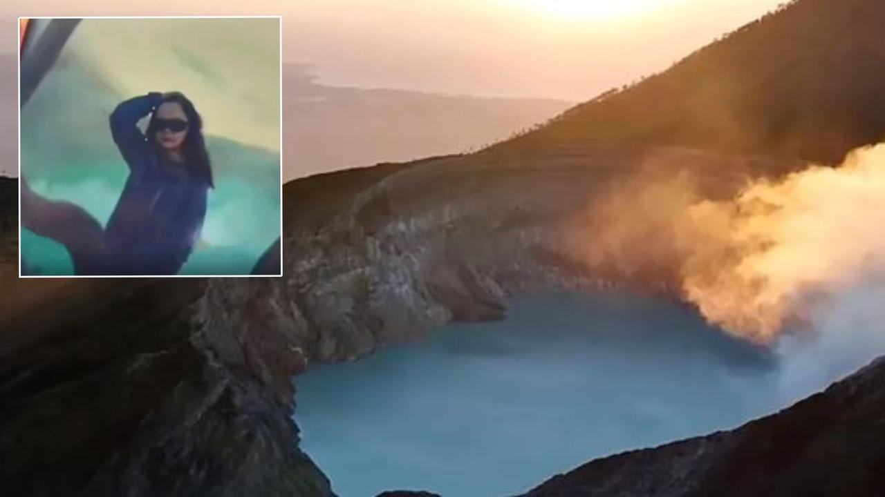 Tourist plunges 76 metres at volcano