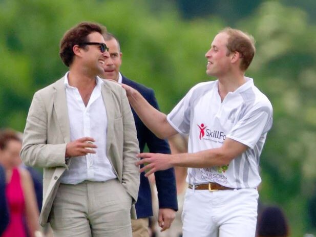 Prince William with close friend Thomas Van Straubenzee who was also once close to Prince Harry. Picture: Supplied