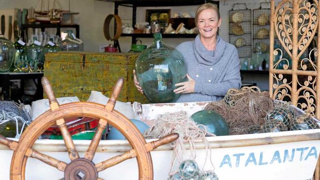 UPCYCLE: Coastal Vintage's Sally Oulton talks coastal charm and gives her best winter home decorating tips. Picture: Contributed