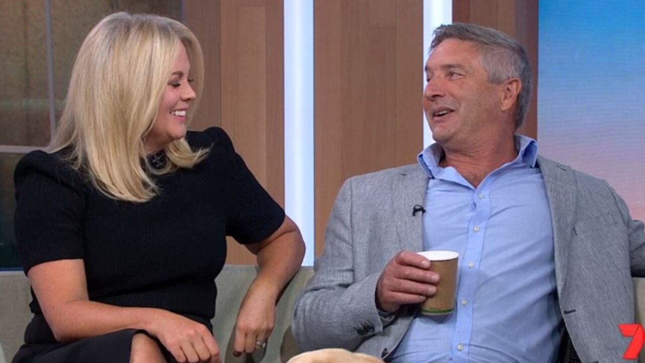 Lavender revealed how the couple first met on Armytage’s final Sunrise show this morning.