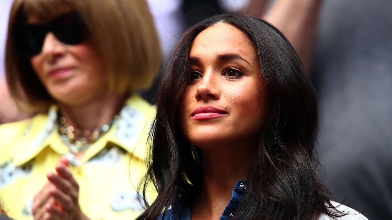 Meghan Markle watches Serena at the Women’s Singles final of the US Open in 2019. Picture: Clive Brunskill/Getty Images/AFP