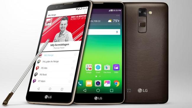 LG Stylus DAB+ smartphone lets users listen to digital radio.