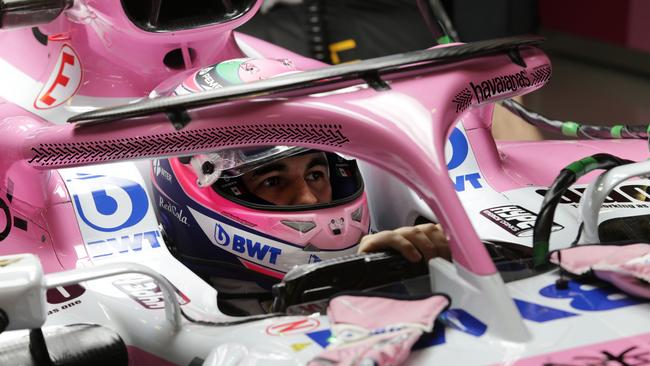Havaianas are sponsoring Force India’s halo in 2018.