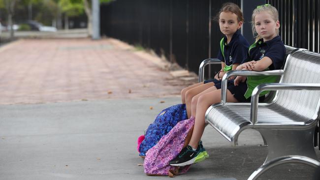 Layla Ramsey, 9 and Willow Buckley, 9. Picture Glenn Hampson