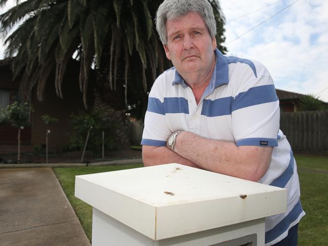 Peter Berry relies on Aus Post for deliveries of Storma bags (similar to colostomy bag) and says deliveries have been delayed since the start of the year. Picture: Peter Ristevski