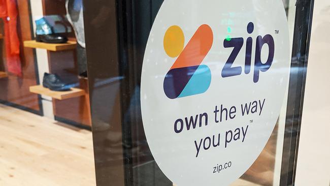 BNPL upstart Zip lost ground along with other tech stocks. Picture: Derek Rose/AAP