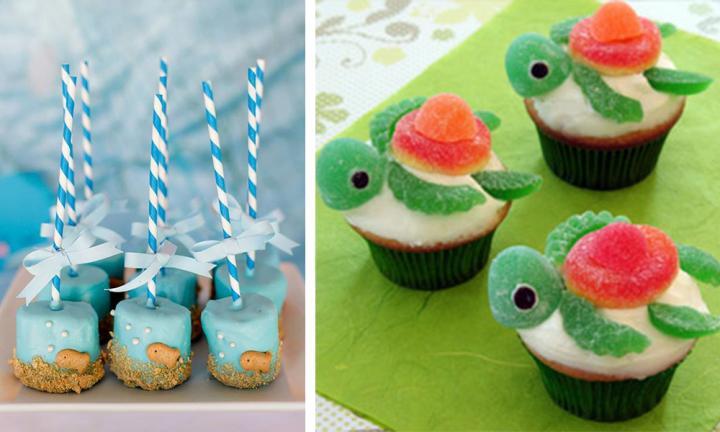It's decided. Mermaid-themed party food is the cutest thing ever