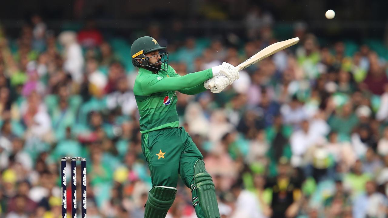 Asif Ali in action for Pakistan. Picture: AAP Image/Brendon Thorne