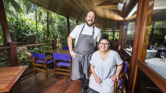 Head Chef Chris Sell and owner Sue Joseph at their restaurant Daisy's Place in Glenview. Photo Lachie Millard