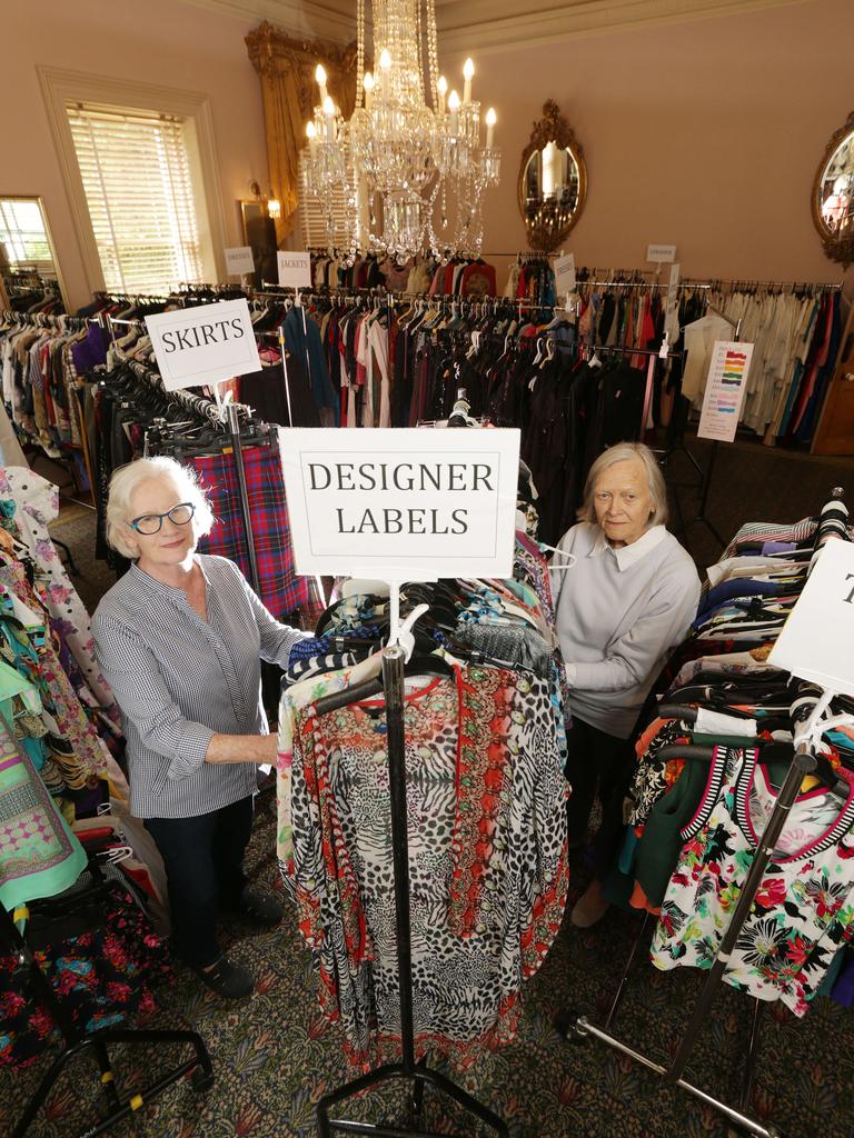 Vintage clothing sale at Como House