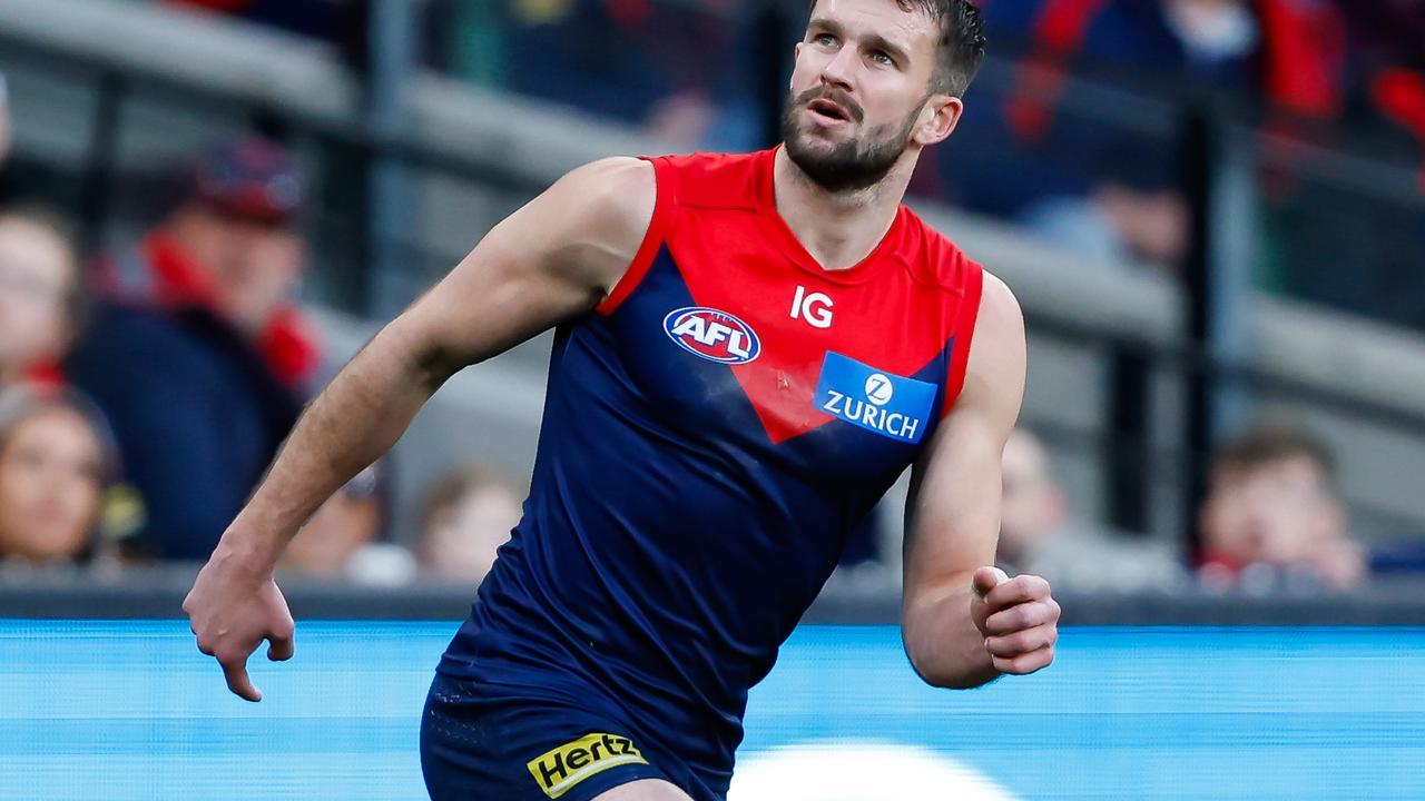 Joel Smith of the Demons (Photo by Dylan Burns/AFL Photos)