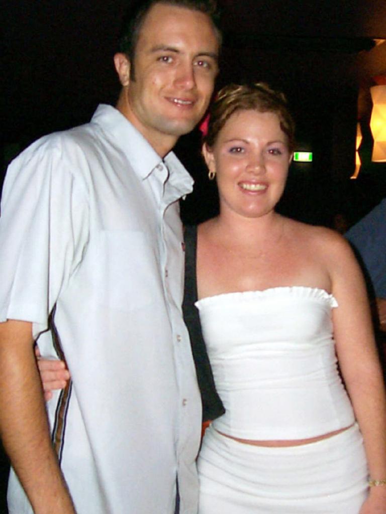 Jon Dennis and Julie Kaddatz at Vibe Nightclub, 2001.