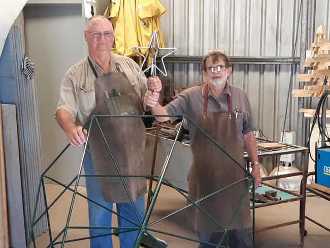 Men’s Sheds spreading Christmas cheer with handmade trees