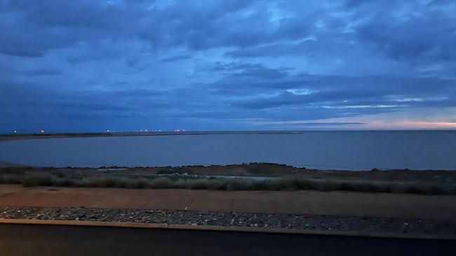 Kate McLarty posted a picture of the calm after Cyclone Isla had passed. Picture: Kate McLarty