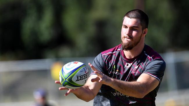 Reds skipper Liam Wright is ready for the Waratahs. Picture: AAP Image/Darren England