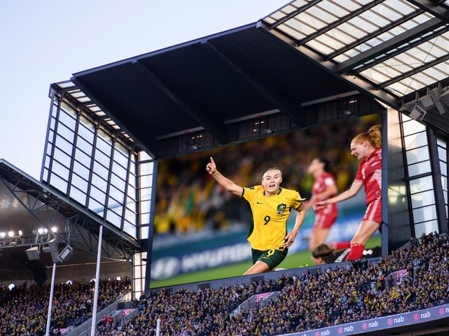 AFL fans may be able to watch the Matildas on the big screen at the MCG if things go to plan.