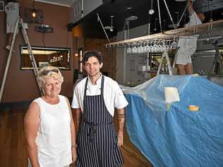 NEW HOME: Fourthchild owner Christine Williams with new head chef Jamie Blake at their new premises which is currently being renovated. Picture: Cordell Richardson