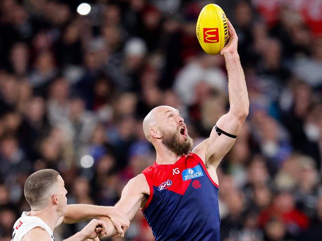 Max Gawn remains a leading ruck, and SuperCoach option, Photo by Dylan Burns/AFL Photos via Getty Images.