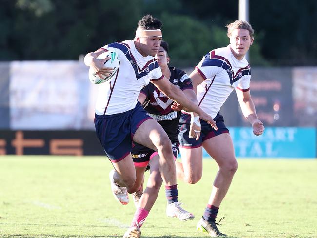 Kulikefu Finefeuiaki playing for Ipswich. Picture: Liam Kidston.