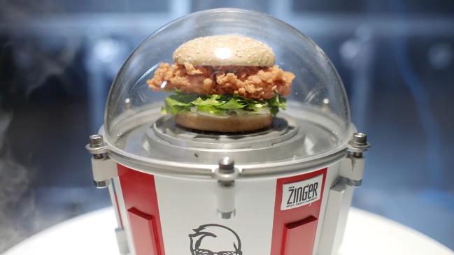 KFC sending burger to space