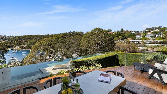 The mansion overlooking a waterfront reserve in Sydney’s Mosman, sold through McGrath Real Estate Agent Chad Campbell.