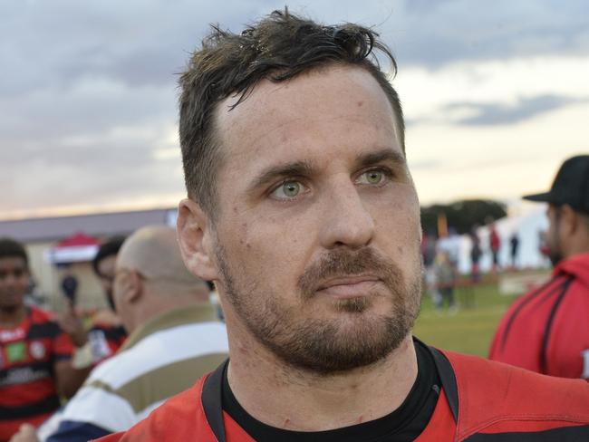Brett Seymour of Valleys after defeating Dalby in TRL Madsen-Rasmussen Trophy rugby league at Herb Steinohrt Oval, Sunday, June 18, 2017.